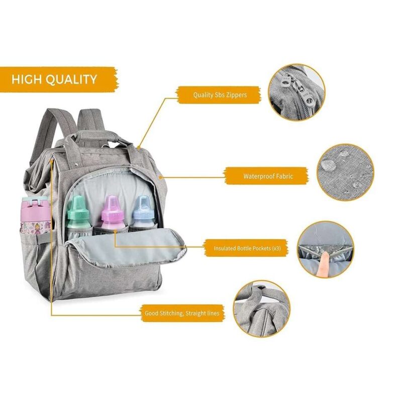 Fashion Baby Diaper Bag Travel Backpack - Image 3