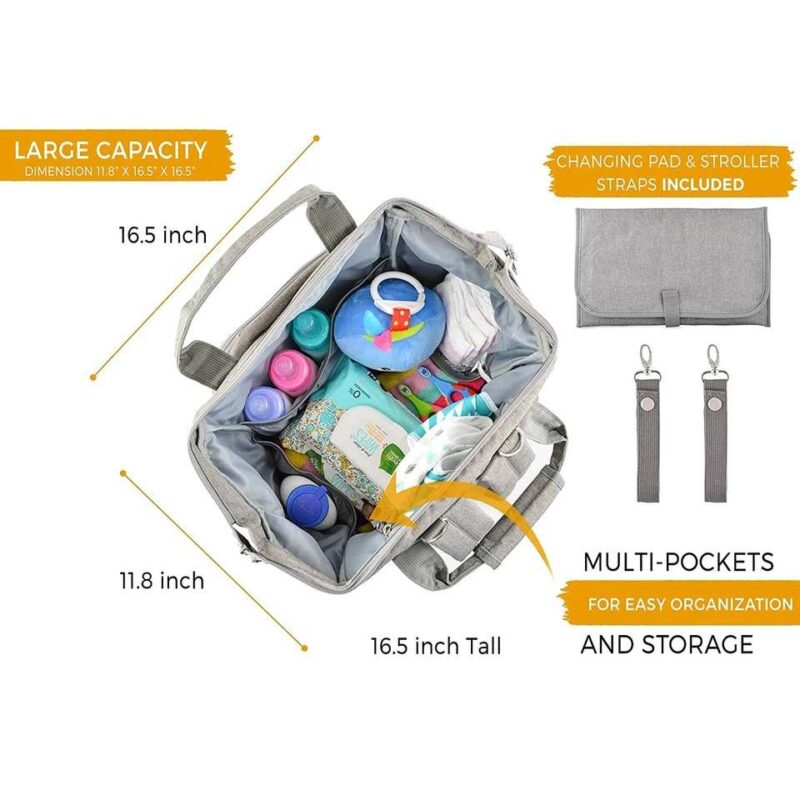 Fashion Baby Diaper Bag Travel Backpack - Image 5