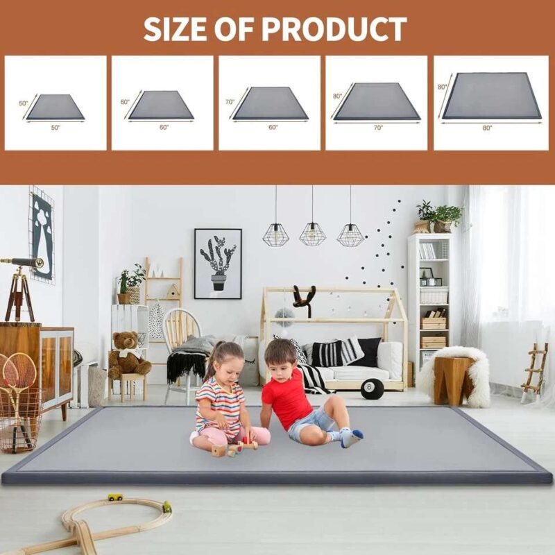 1.4" Infant Play Mat Tummy Time Mat For Kids - Image 2
