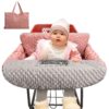 2-in-1 Pink Shopping Cart Cover for Baby Portable