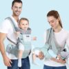 Portable Front Facing Baby Carrier with Storage Pockets
