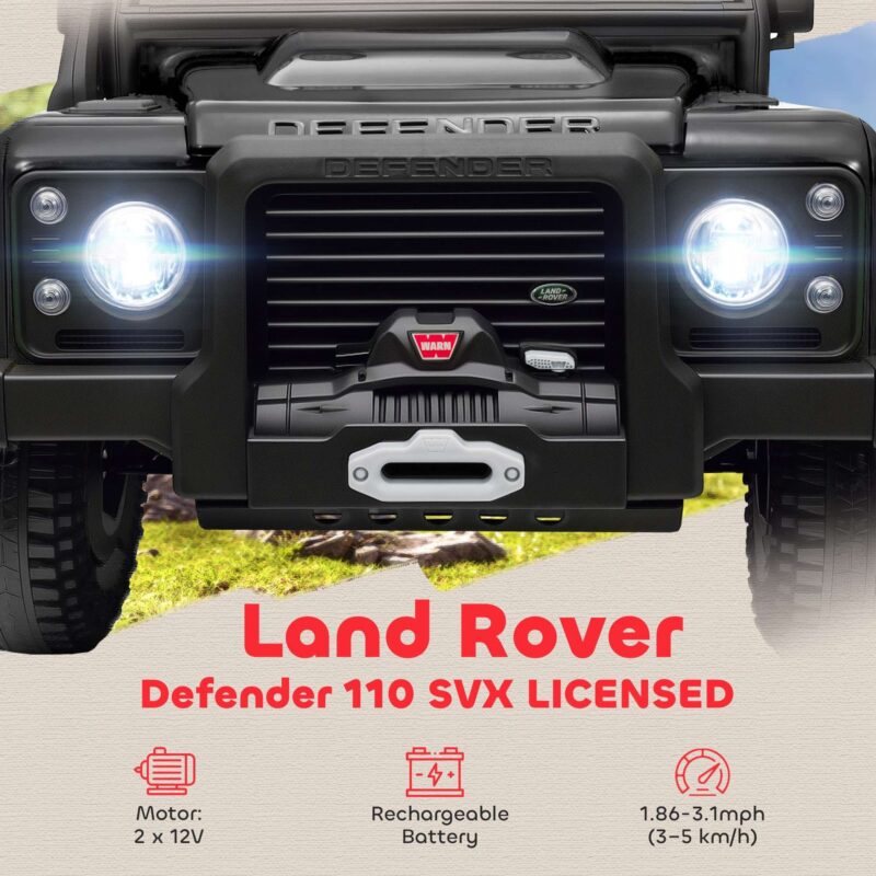 12V Battery Land Rover Power Wheels 3 Speeds Ride On Truck - Image 3
