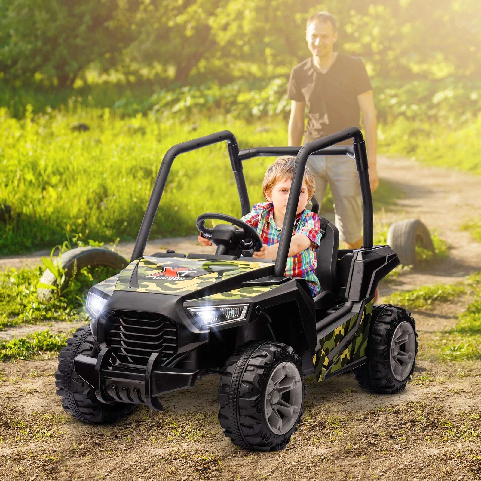 12V Electric Toy Car for Kids with Parent Remote Control