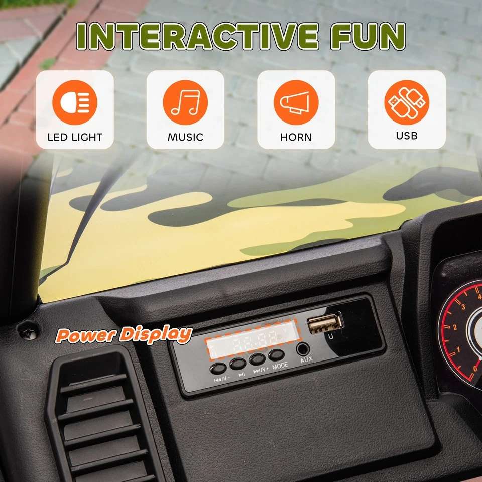 12V Electric Toy Car for Kids with Parent Remote Control - Image 6