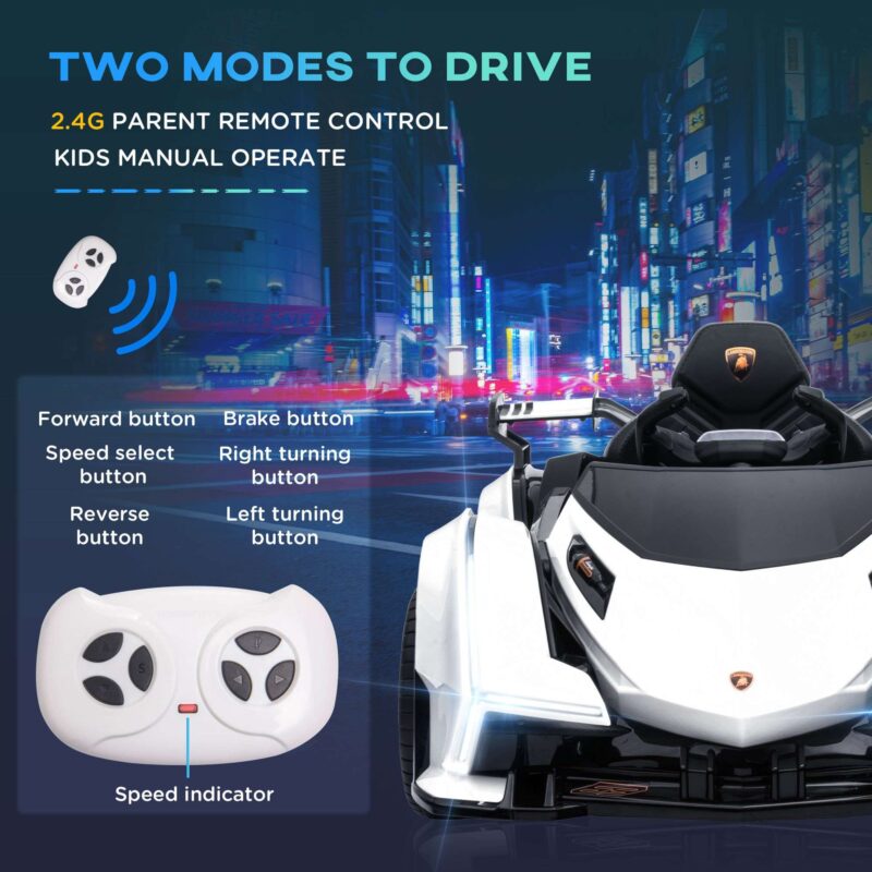 12V Lamborghini Power Wheels with Remote Control - Image 2