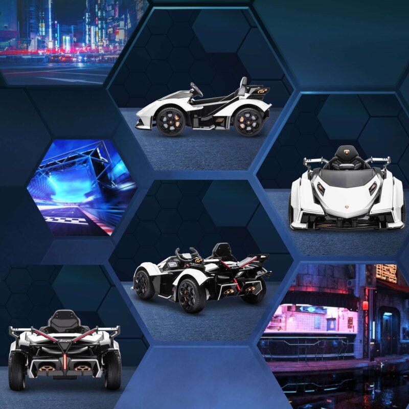 12V Lamborghini Power Wheels with Remote Control - Image 6