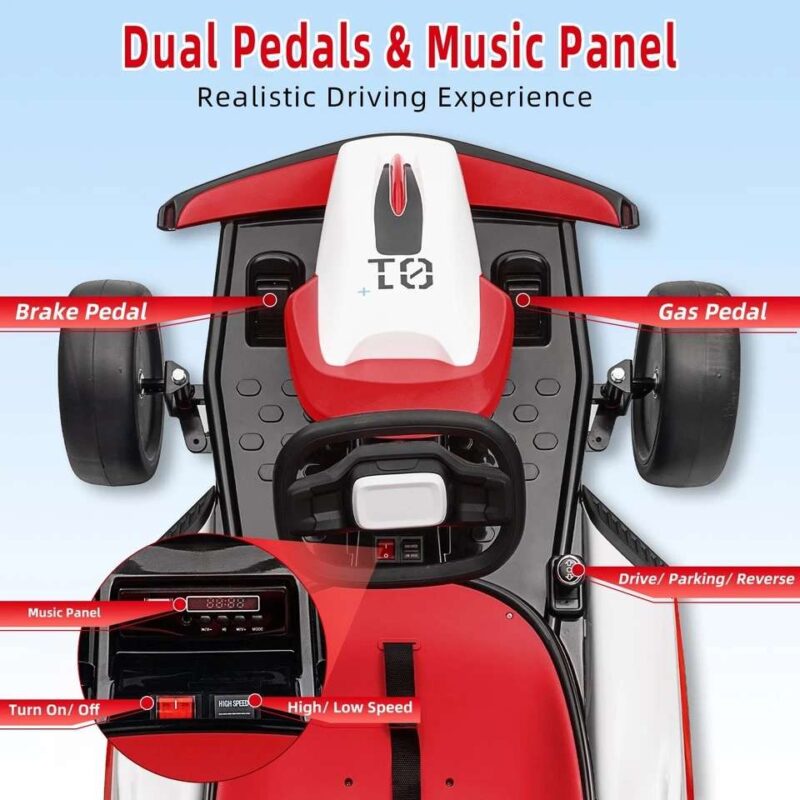 24 Volt Ride On Toys Electric Drift Kart Car Toys - Image 9