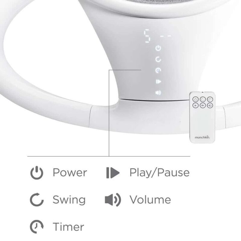 Portable and Lightweight Newborn Electric Swing for Babies - Image 4