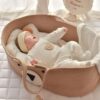Eco-friendly Portable Cotton Bear Cute Baby Baskets