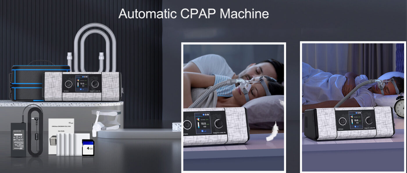 LCD Screen Auto CPAP Machine for Sale Sleep Apnea Ventilator with Hose