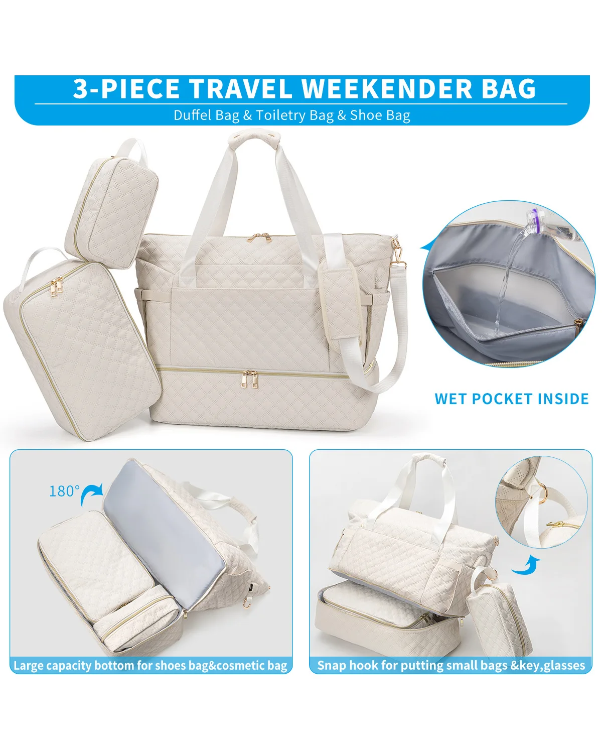 Large Diaper Bag Set New Mom On the Go Bundle - Image 13