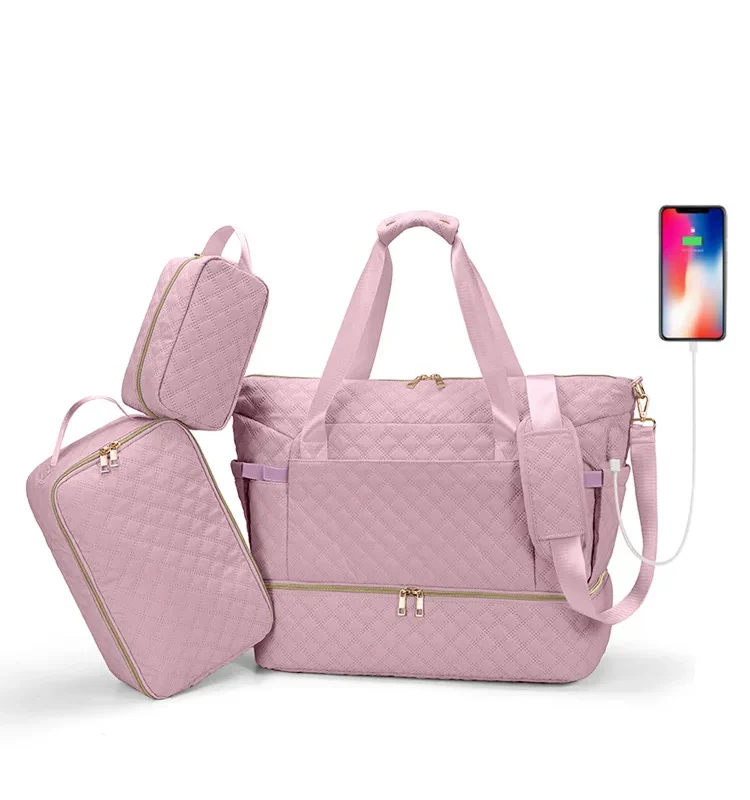 Large Diaper Bag Set New Mom On the Go Bundle